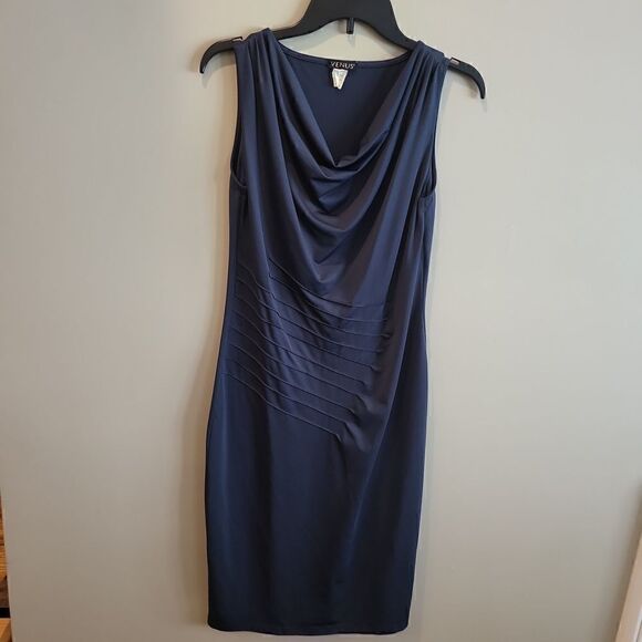 Venus Navy Blue Dress Size Small - Picture 2 of 8
